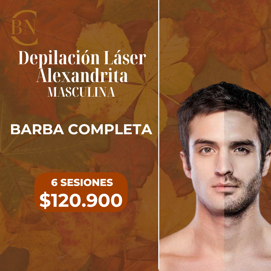 OTOÑO 2025 MASCULINO🍂 - 6 sesiones Barba Completa