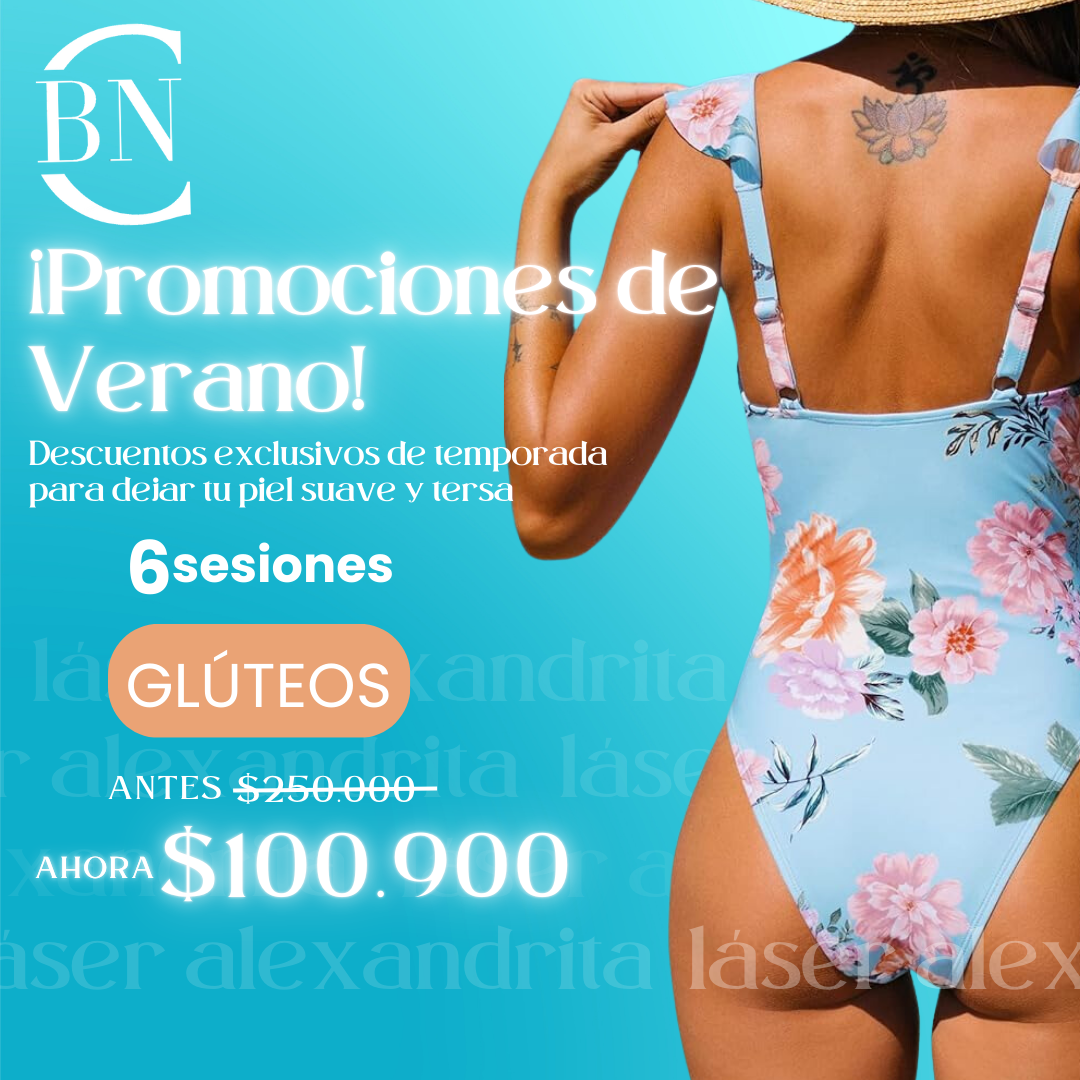 6 sesiones de Glúteos - VERANO 2025