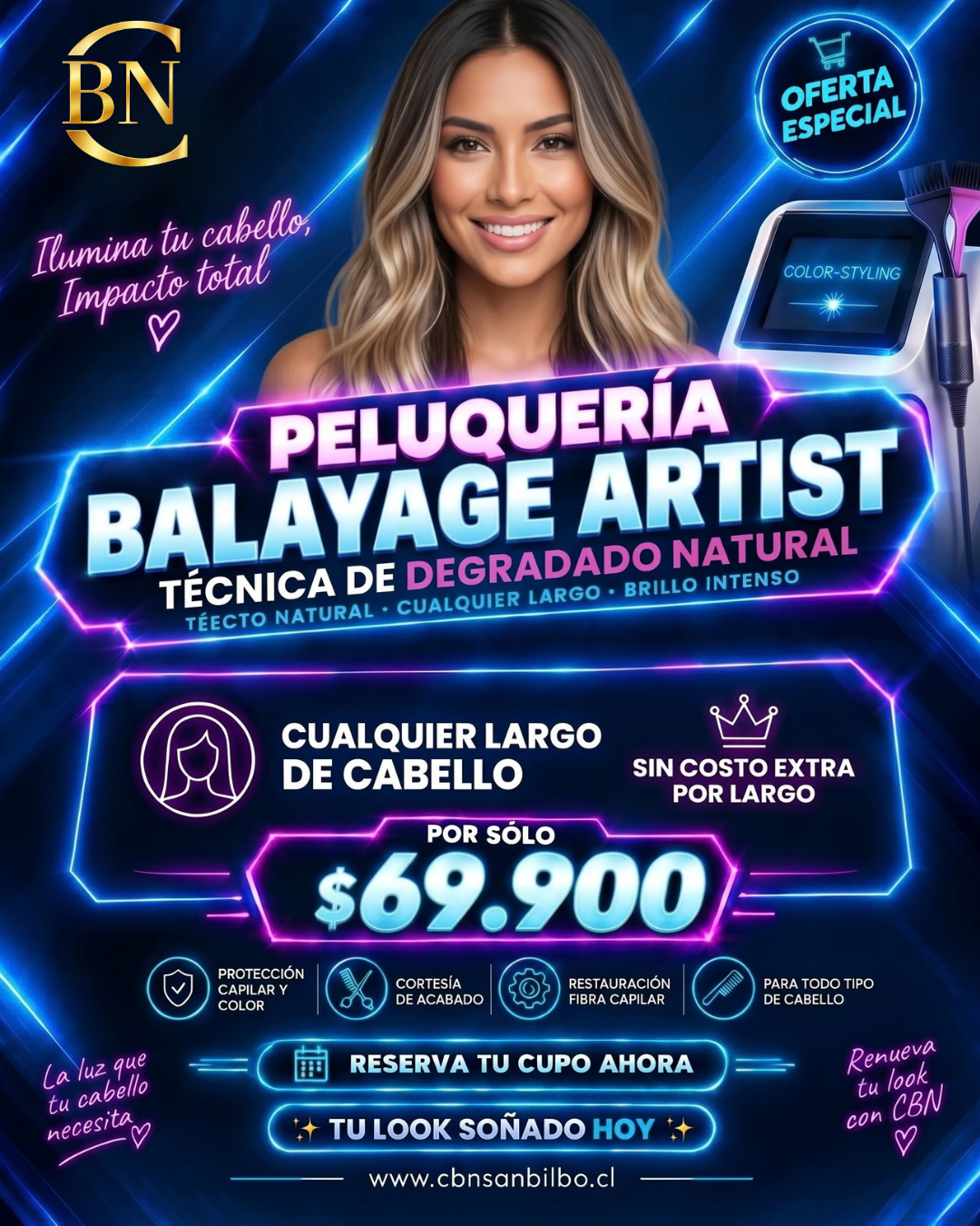 SERVICIO DE BALAYAGE