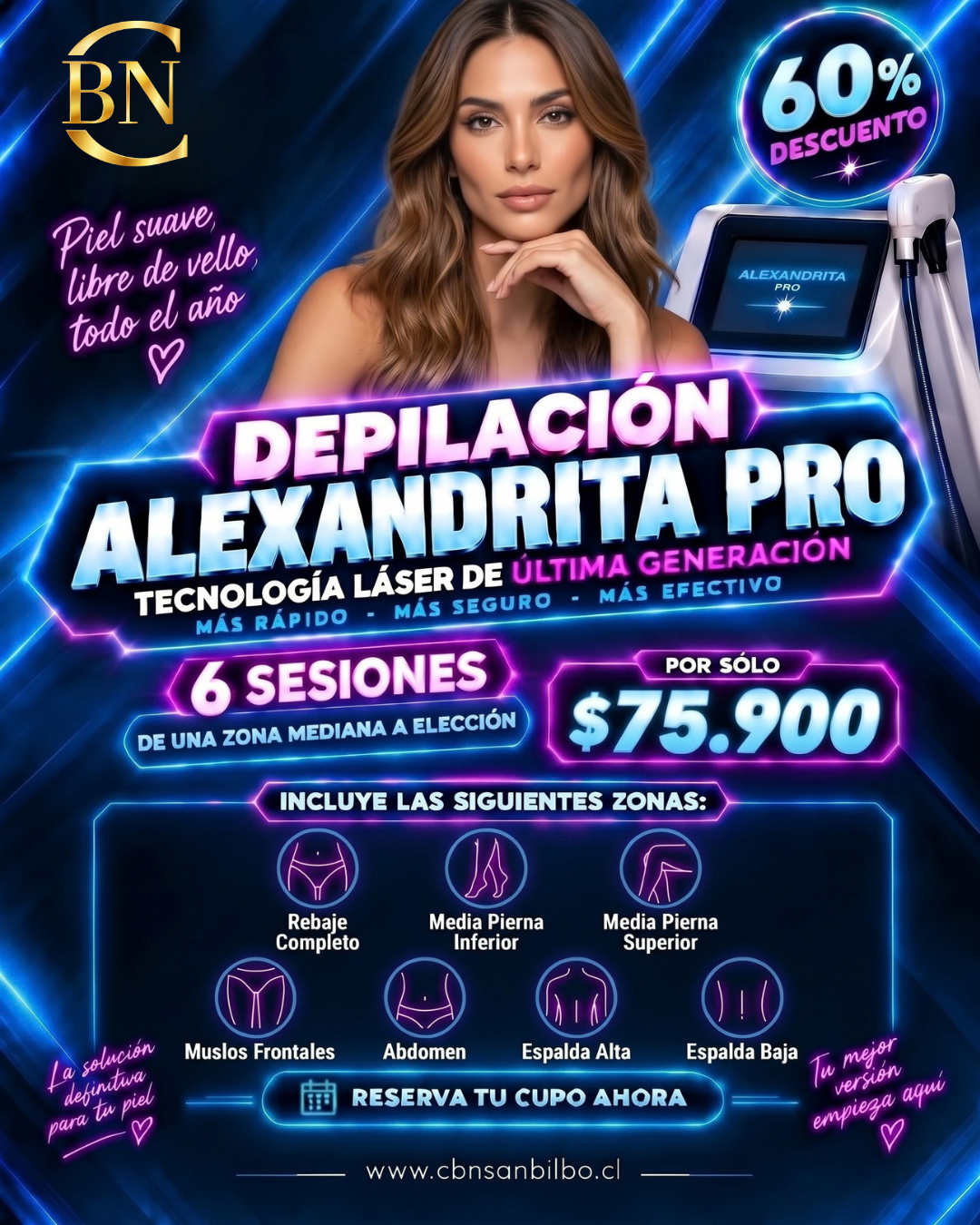 6 SESIONES ZONA MEDIANA A ELECCIÓN