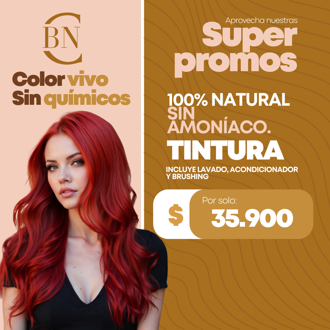 Tintura + Lavado + Acondicionador + Brushing