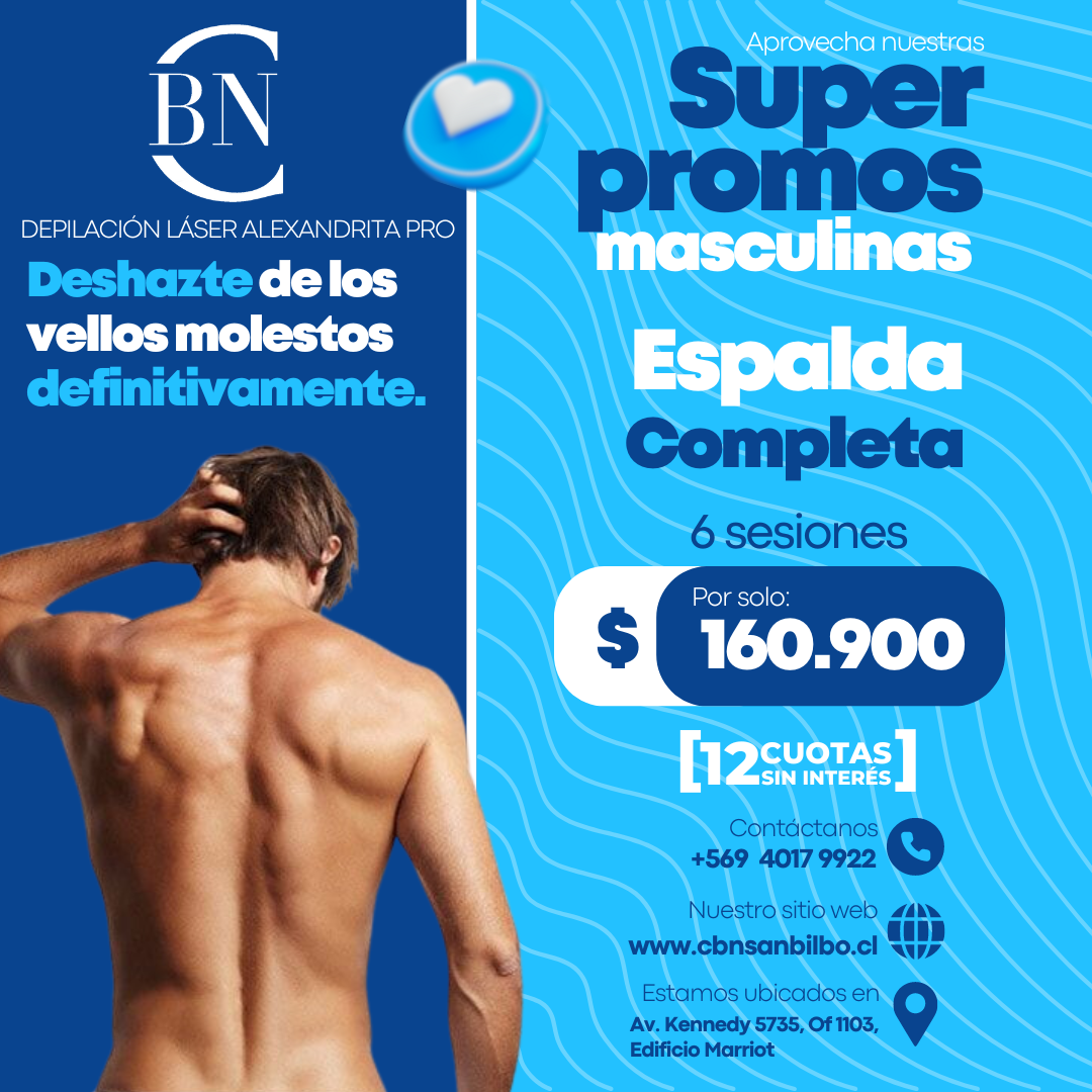 6 SESIONES ESPALDA COMPLETA