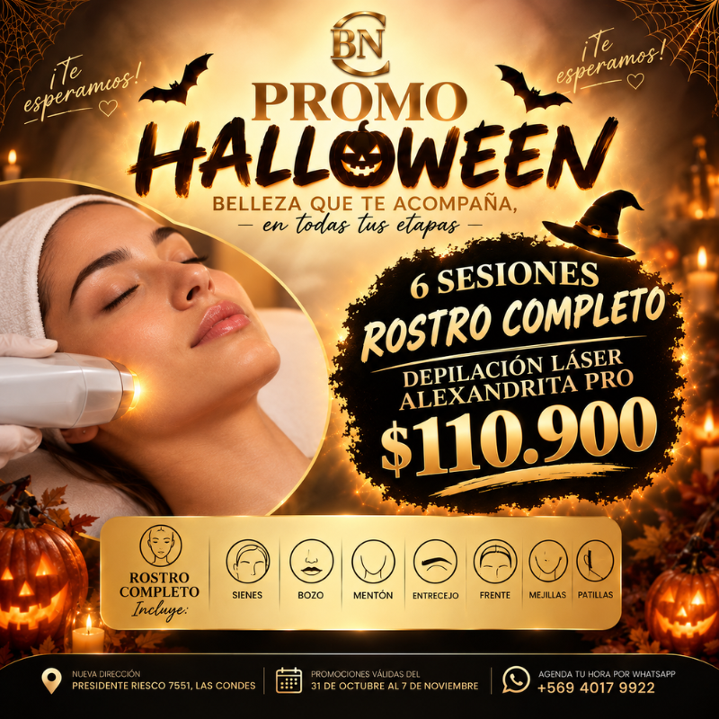 🎃6 SESIONES ROSTRO COMPLETO