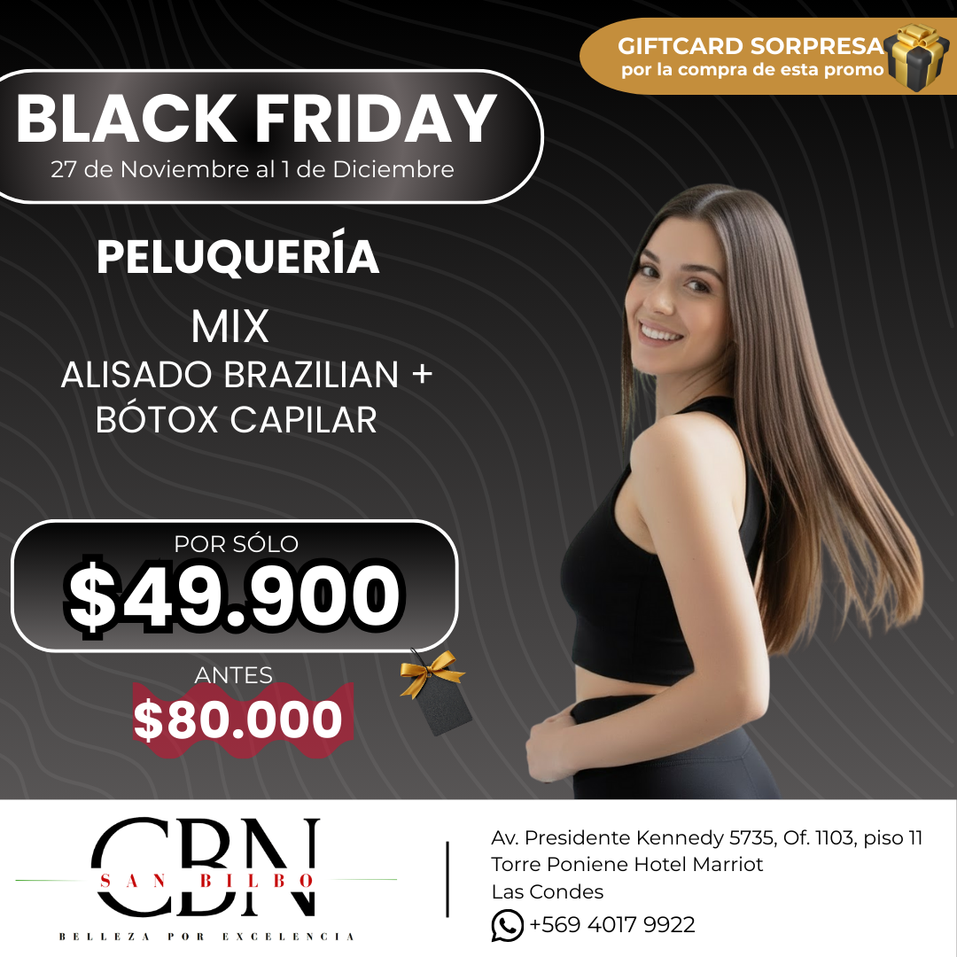 BLACK FRIDAY 2025 - MIX ALISADO BRAZILIAN + BÓTOX CAPILAR