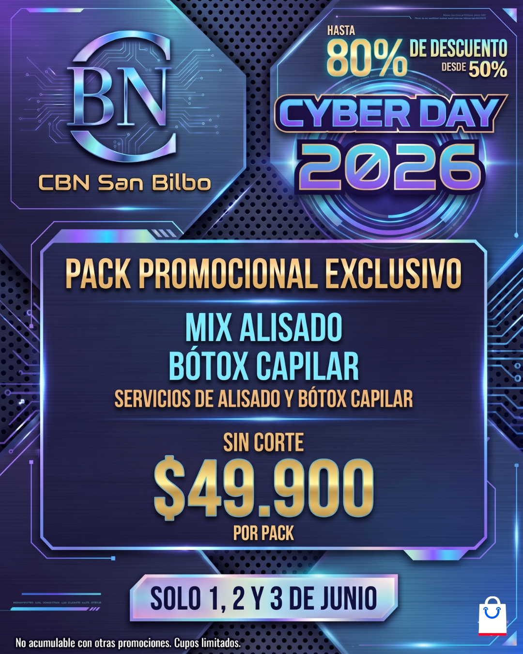 Mix Alisado Brazilian + Bótox Capilar SIN Corte - Precios CyberDay