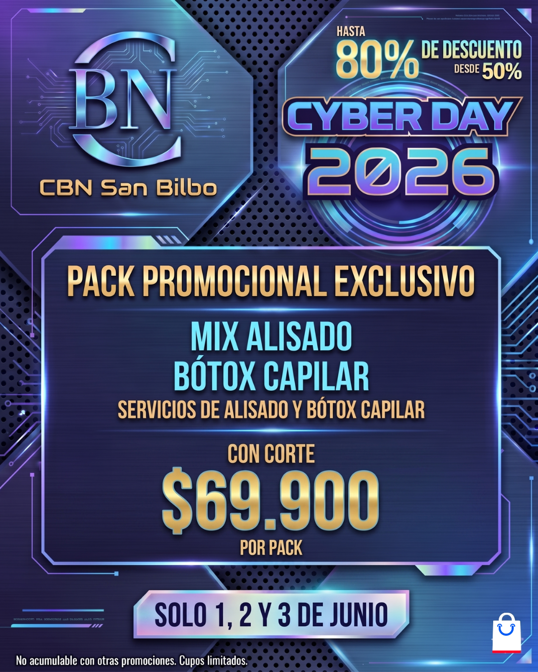 Mix Alisado Brazilian + Bótox Capilar CON Corte - Precios CyberDay