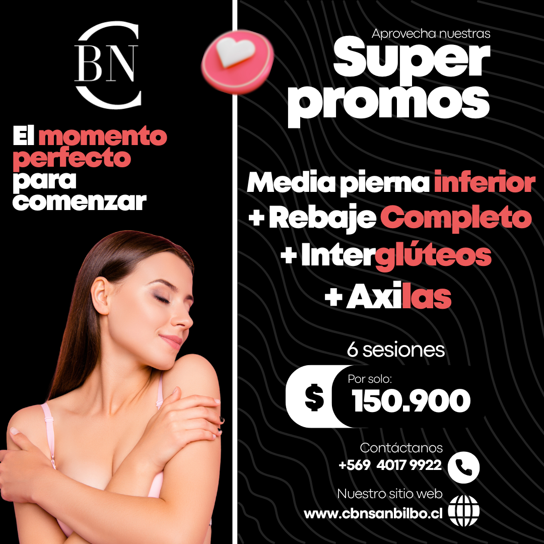 CYBER MONDAY 2025 - Media Pierna inferior + Rebaje Completo + Interglúteos + Axilas