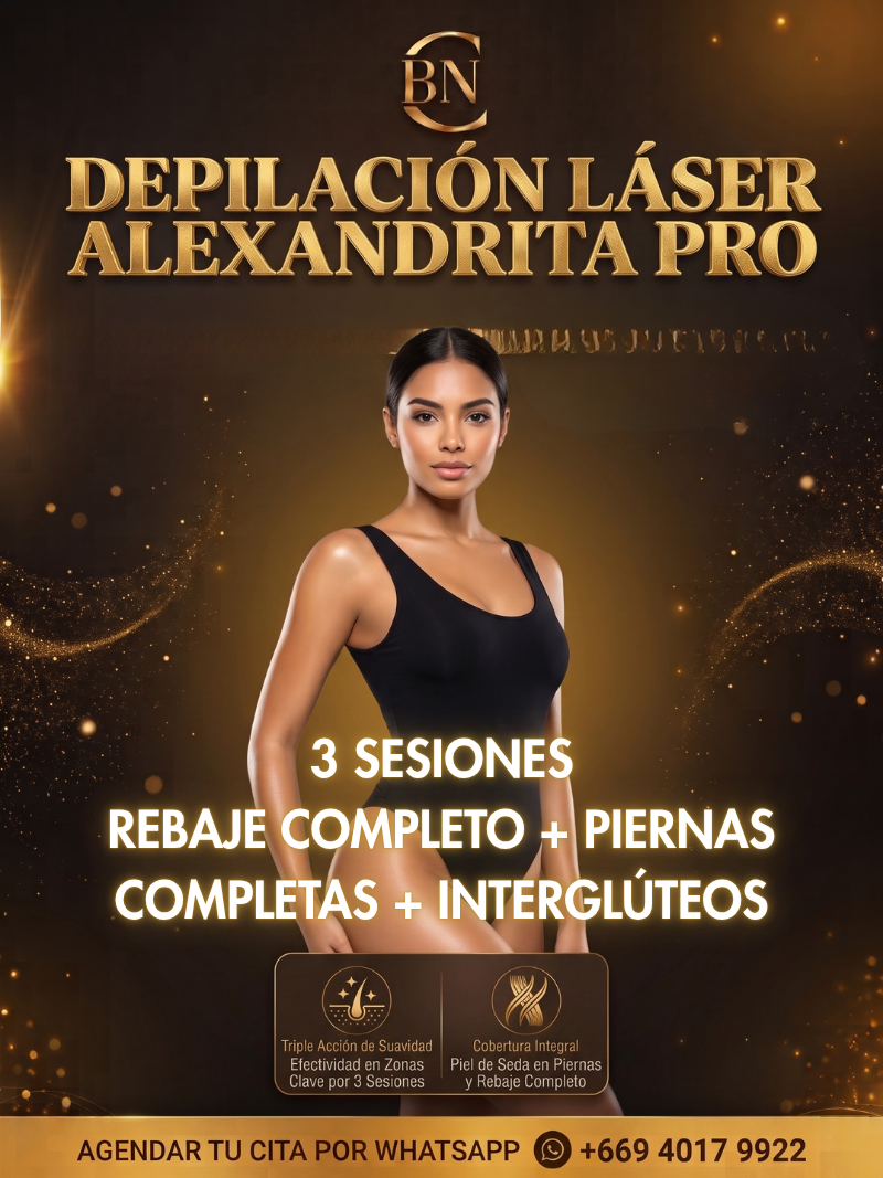 3 SESIONES REBAJE COMPLETO + INTERGLÚTEOS + PIERNAS COMPLETAS