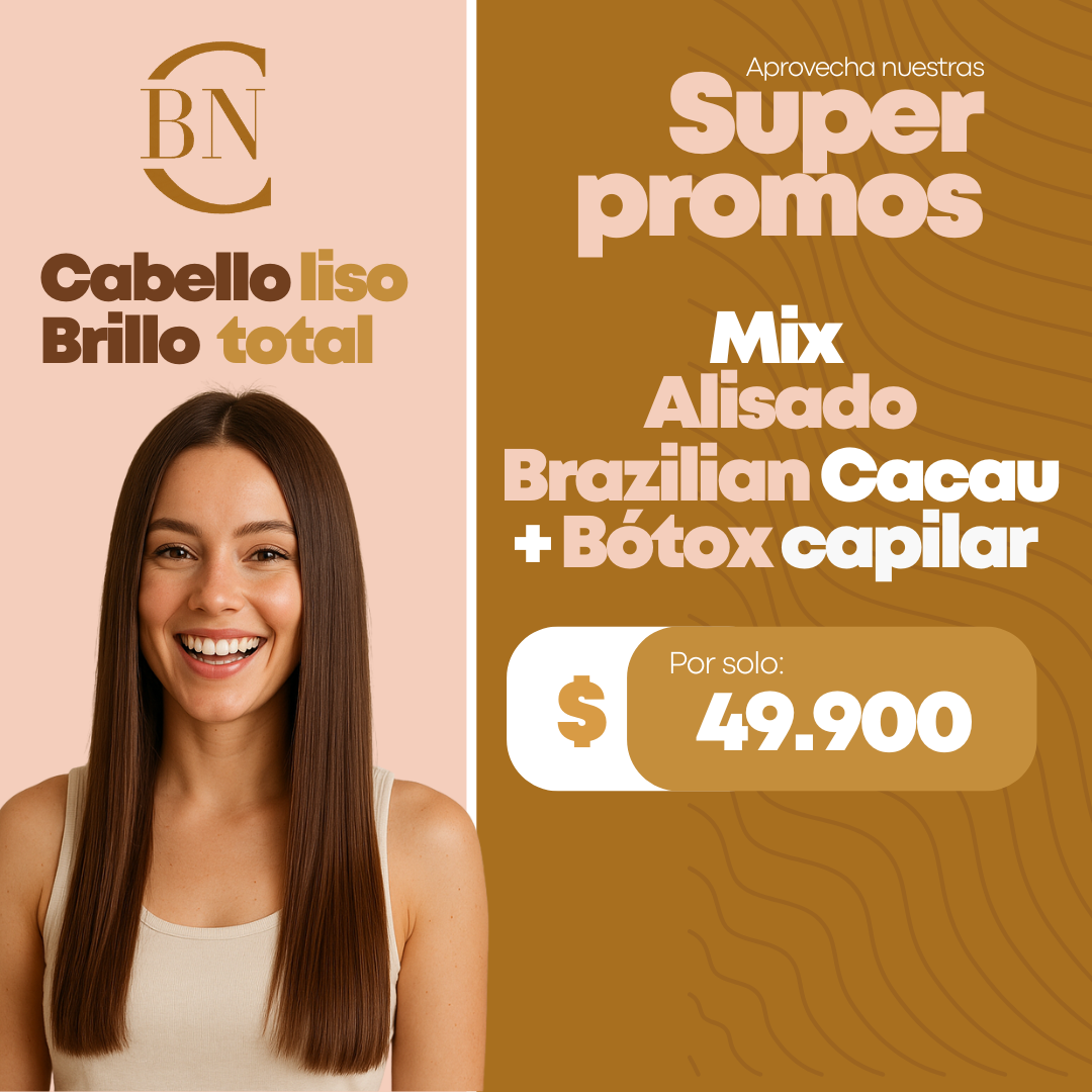 Mix Alisado Brazilian Cacau + Bótox Capilar